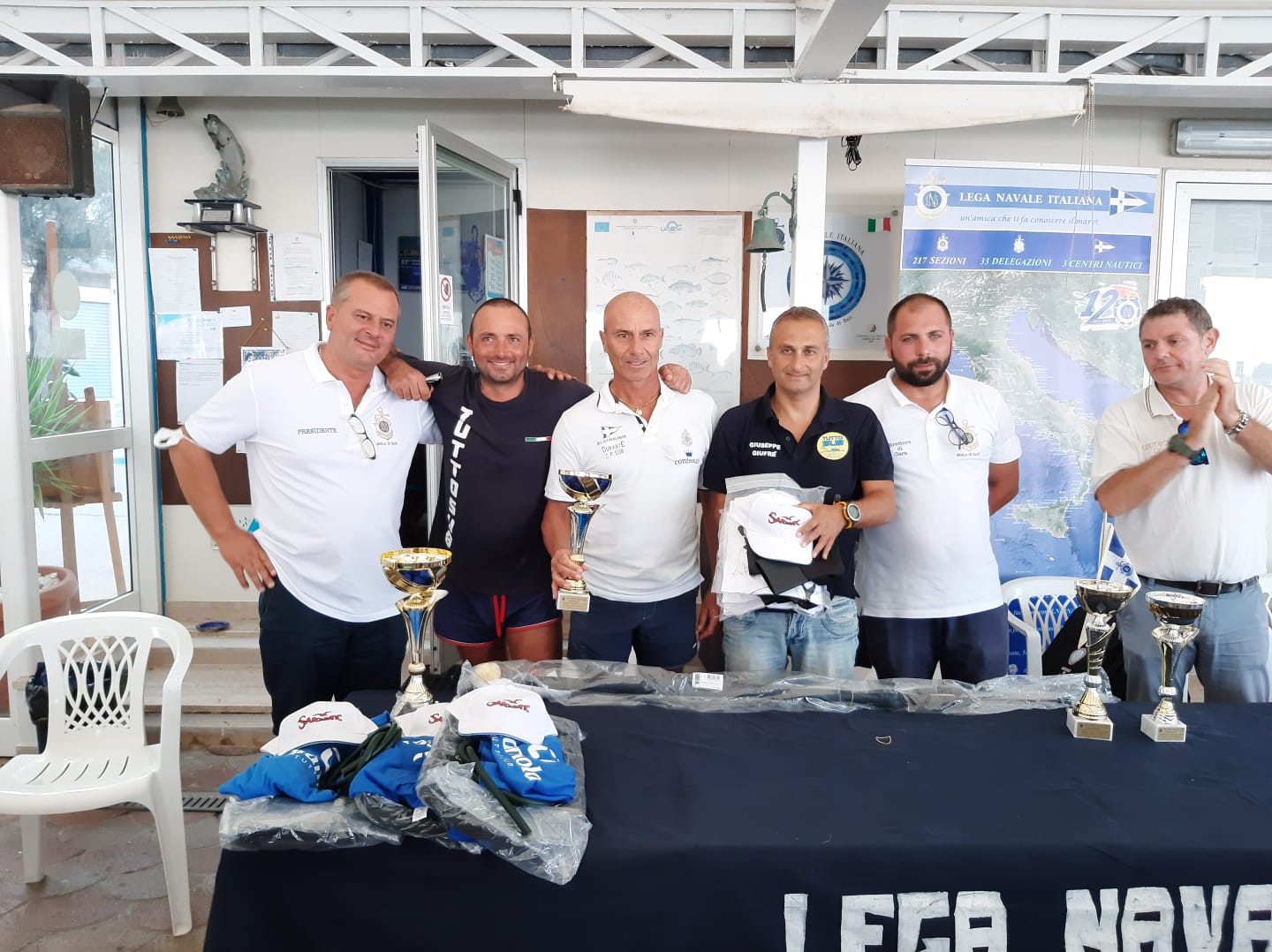 Coppa Puglia pesca in apnea podio Antonio Porproa