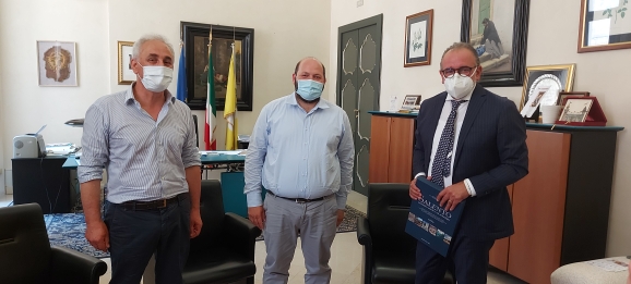 “Salento-Valona: cooperazione che unisce e arricchisce”: il presidente Minerva ha ricevuto oggi il sindaco di Valona Dritan Leli