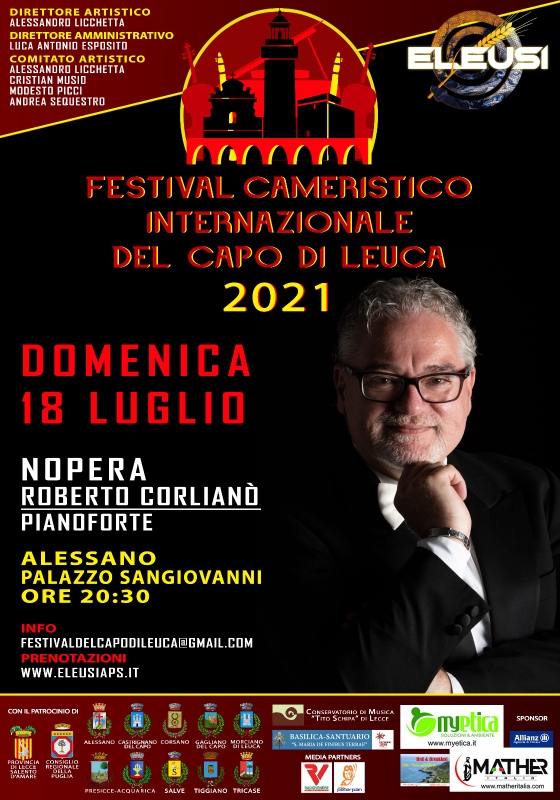 I Festival Cameristico Internazionale del Capo di Leuca: al via il 18 luglio ad Alessano