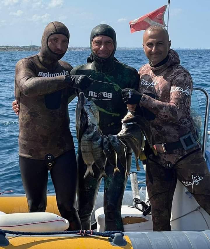 “Coppa Puglia” di pesca in apnea 2021: ancora un podio per Antonio Porpora dipendente della Provincia