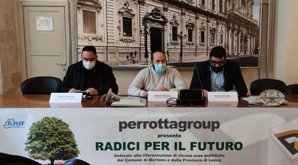 Provincia, Comune di Martano, Arif e Perrottagroup mettono insieme le “Radici per il futuro”: domani la prima giornata di piantumazione di alberi