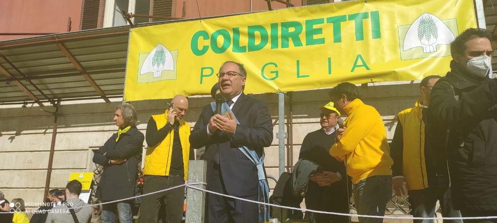 Il Vice Presidente Antonio Leo a Bari: “La Provincia di Lecce accanto alla Coldiretti a sostegno del Settore Agricolo”