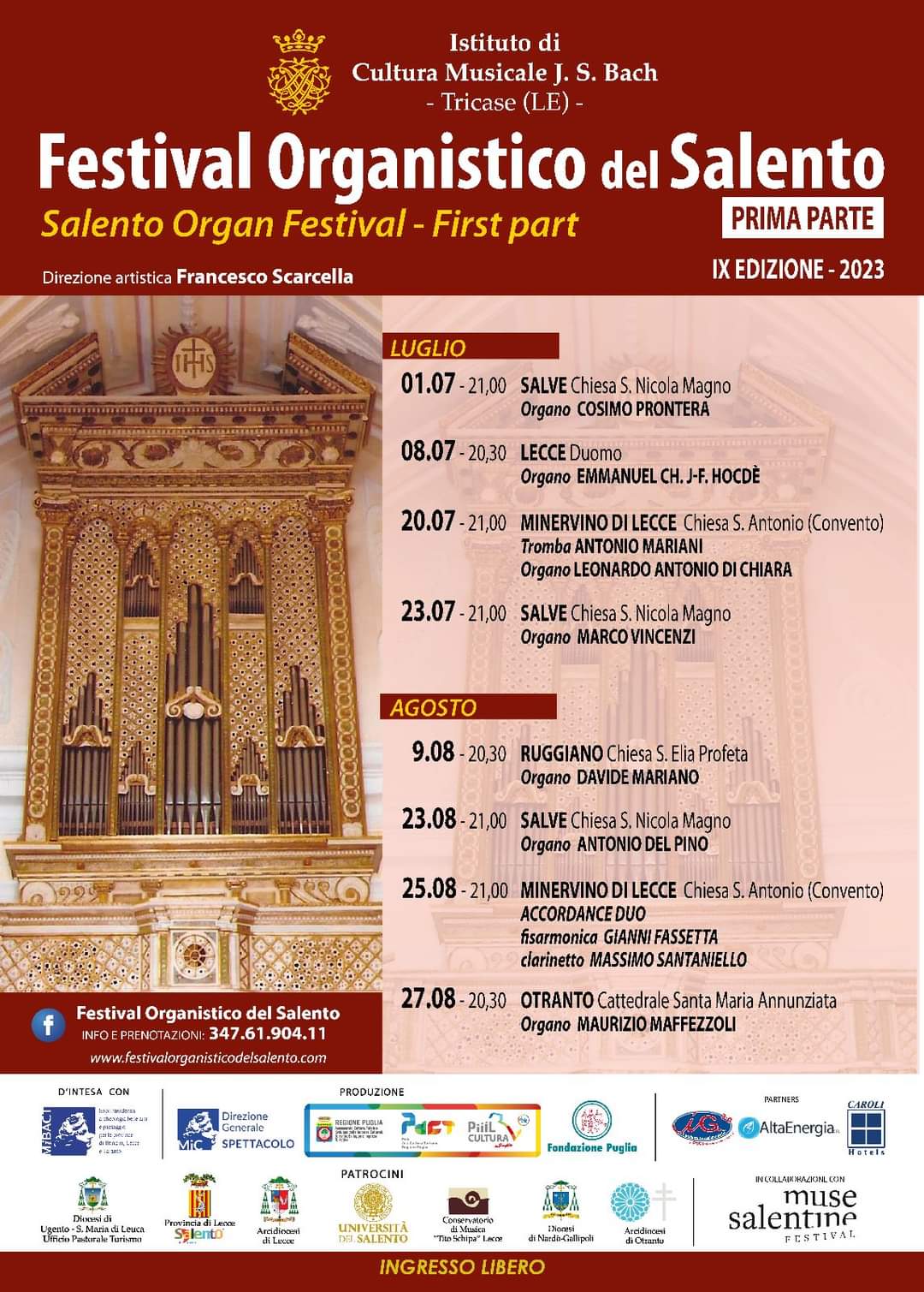 Festival Organistico Salento conferenza