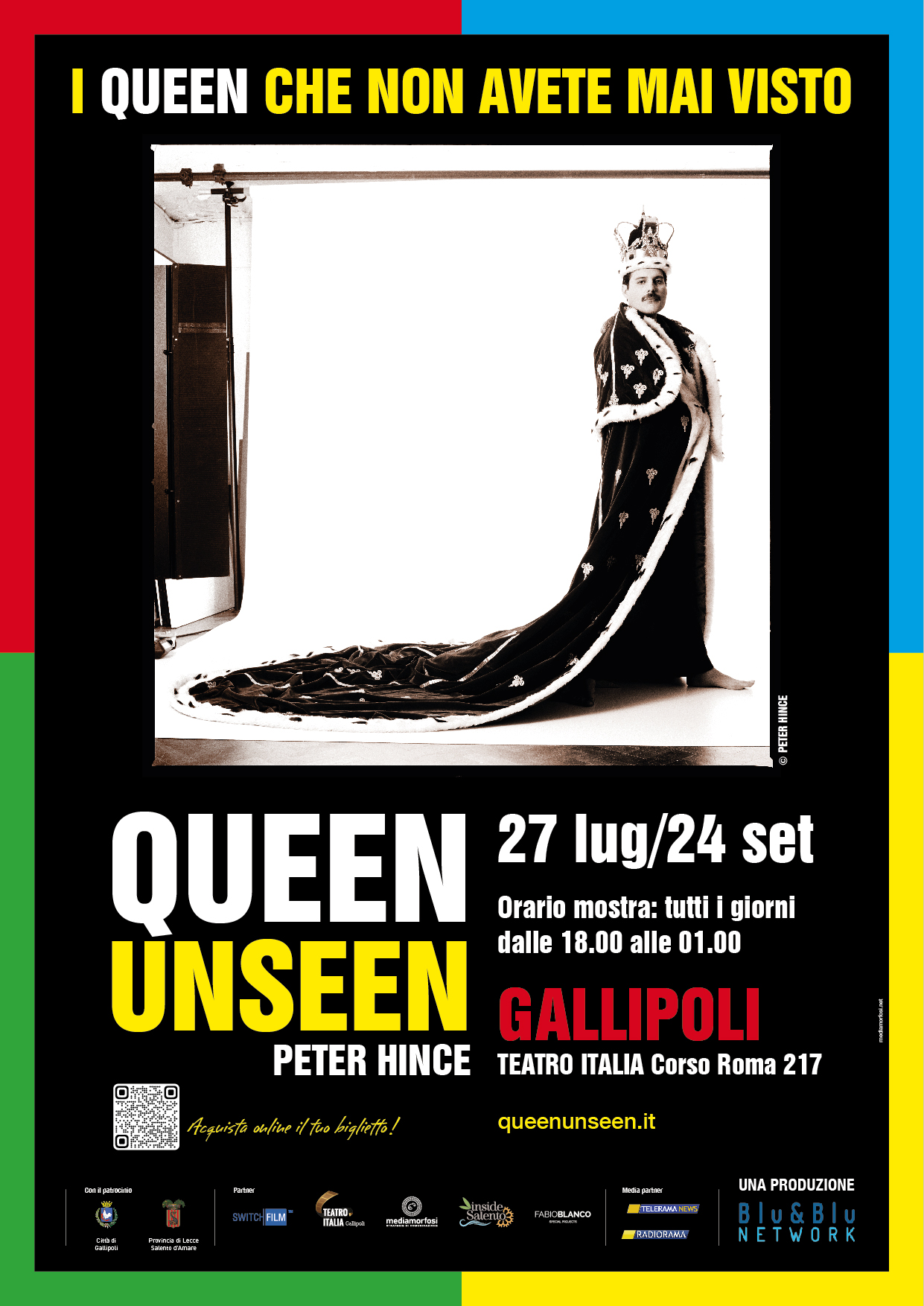 Queen Uneen - Peter Hince locandina mostra Gallipoli