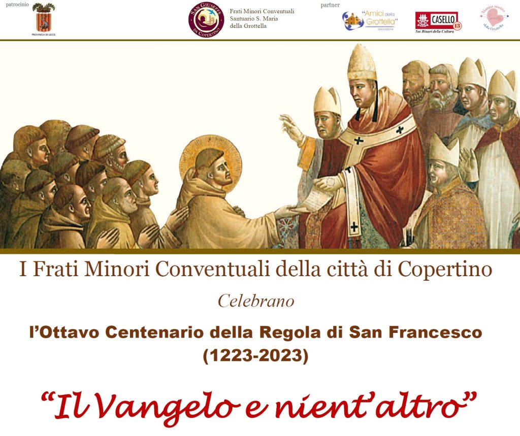 Una mostra per celebrare l’Ottavo centenario della Regola di San Francesco (1223-2023): dal 9 ottobre al 29 novembre a Copertino