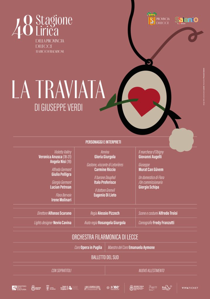 Con “La traviata” di Verdi domani si alza il sipario sulla “prima” della Stagione lirica della Provincia di Lecce. Tra il pubblico ospiti di eccezione