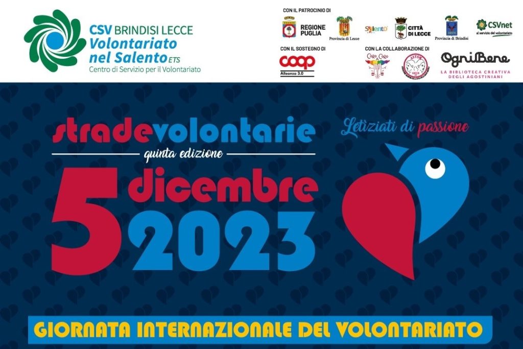 “Strade Volontarie”: domani, a Palazzo Adorno, la presentazione della V edizione