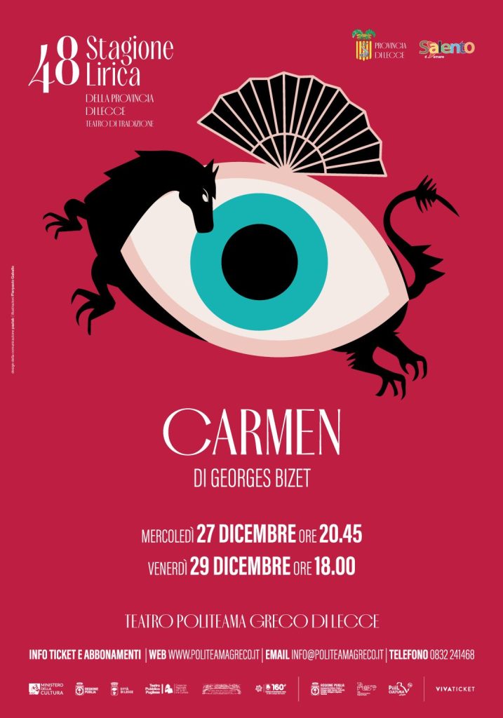 Stagione Lirica della Provincia di Lecce: domani  la presentazione  di “Carmen”  e del concerto “Great Caruso” con protagonisti i vincitori del Concorso Internazionale “Tito Schipa”