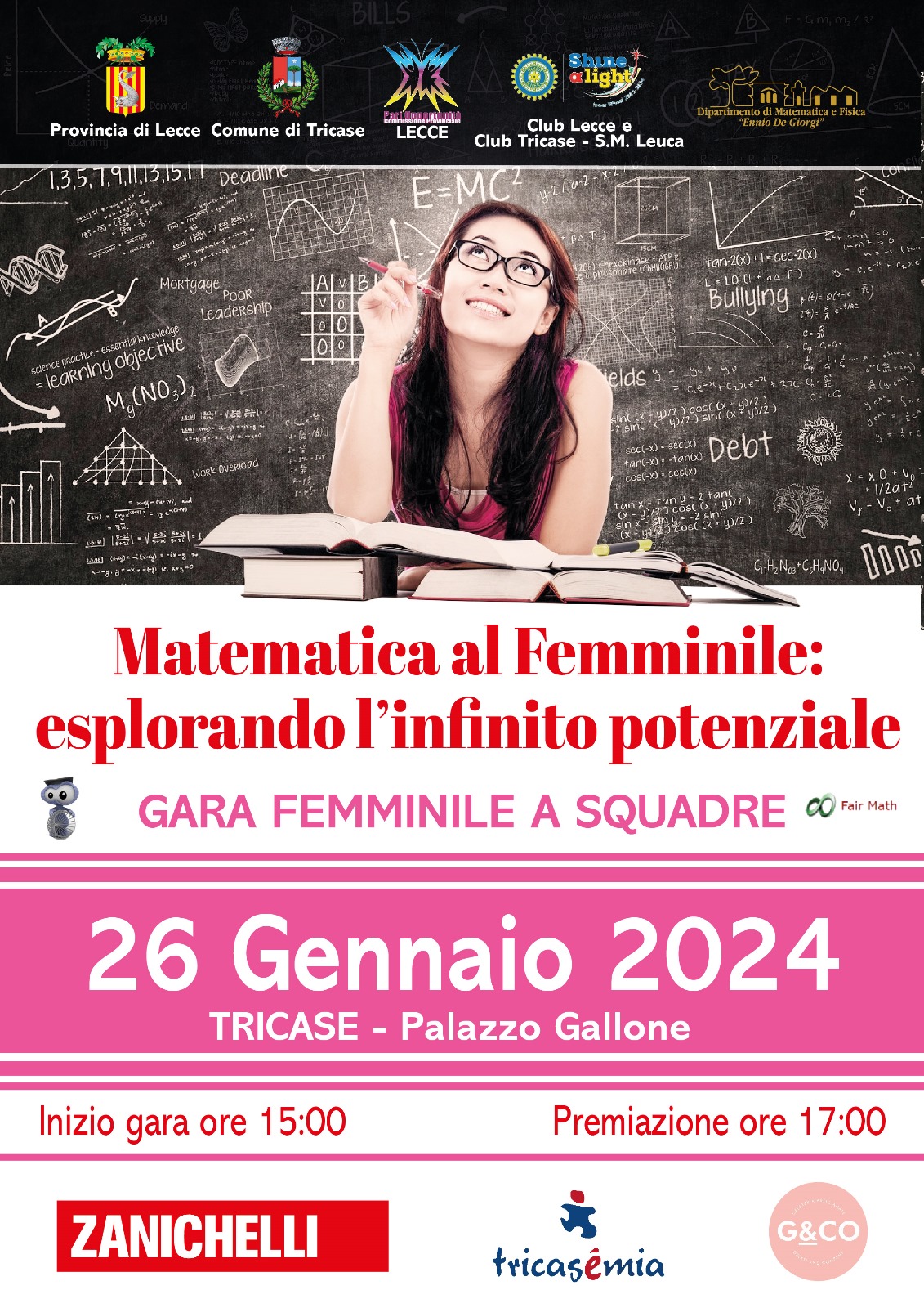 Gara femminile a squadre Olimpiadi Matematica