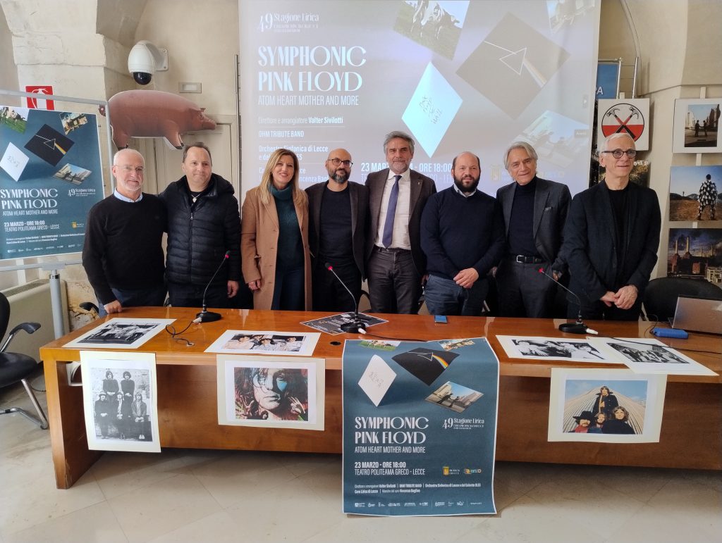 “Symphonic Pink Floyd”: presentato in anteprima l’evento speciale che apre  la 49^ Stagione Lirica della Provincia di Lecce