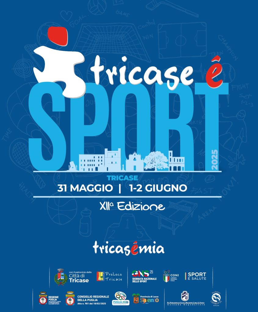 “Tricase è Sport”: domani a Palazzo Adorno la presentazione dell’evento