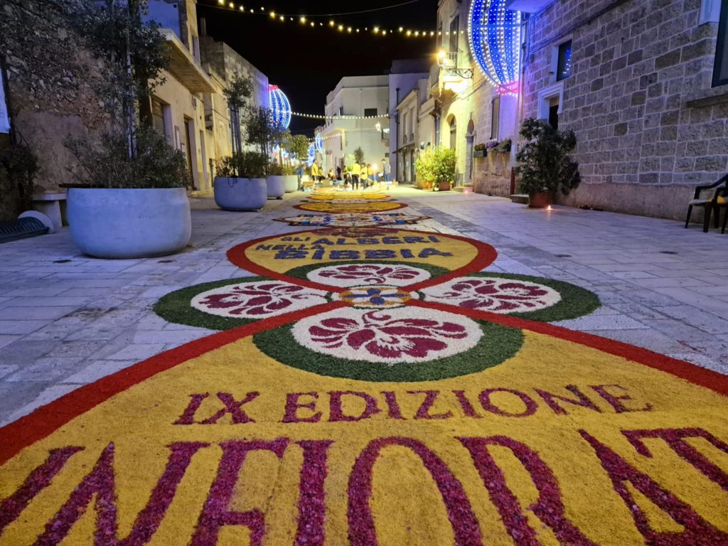 10° edizione dell’Infiorata di Patù. Appuntamento il 21 e 22 giugno