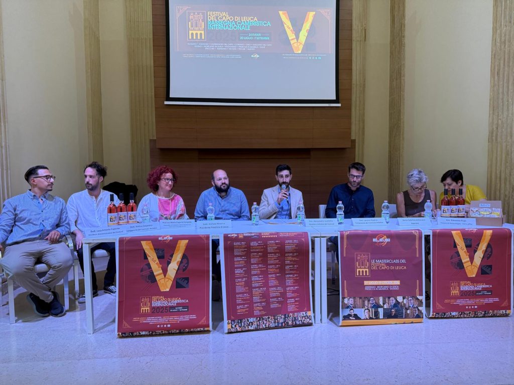 Al via il 20 luglio il “V Festival del Capo di Leuca”, Rassegna Cameristica Internazionale: l’evento itinerante presentato al Convitto Palmieri