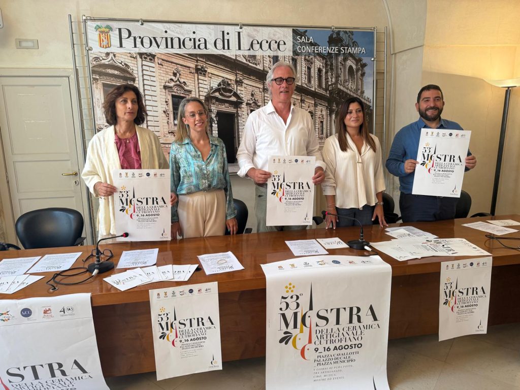 Dal 9 al 16 agosto a Cutrofiano la “Mostra della Ceramica Artigianale”: otto giorni di festa tra mostre, cibo, musica ed eventi. L’edizione 2025 dedicata a Pinocchio