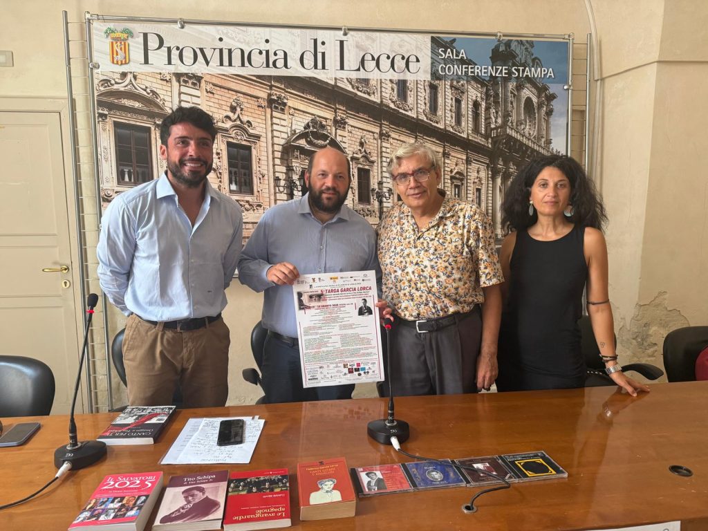 Omaggio a Federico Garcia Lorca tra versi e note: il 19 agosto a Lecce il Premio nazionale dedicato al grande poeta andaluso