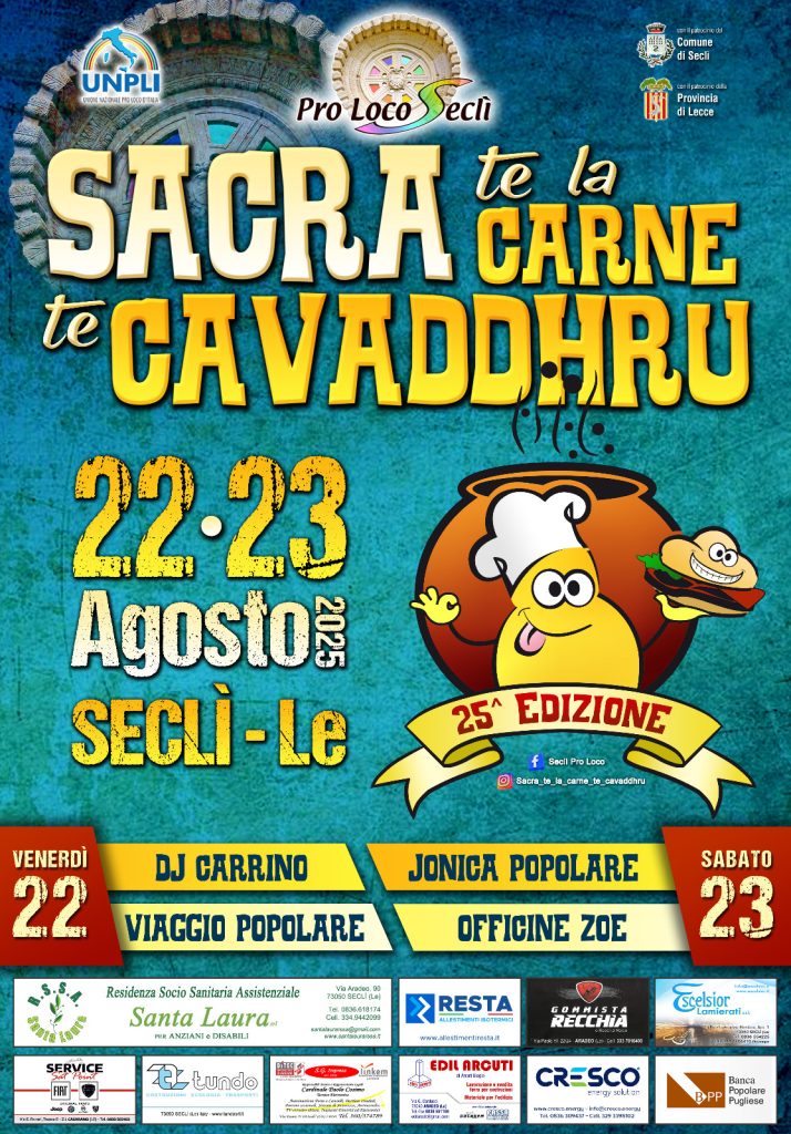 “Sagra te la carne te cavaddhru” a Seclì: a Palazzo Adorno la presentazione