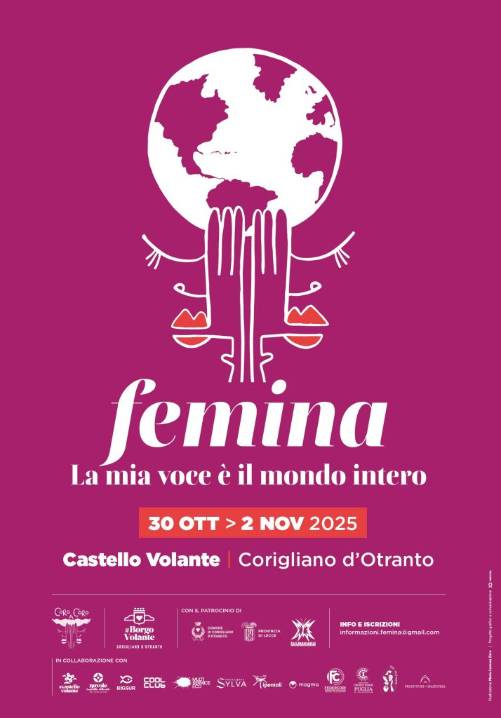 “Femìna – La mia voce è il mondo intero”: a Palazzo Adorno la presentazione della residenza artistica 2025