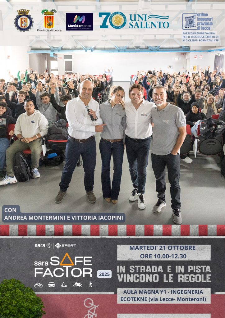 Sicurezza ed educazione stradale: al via un incontro con il campione Montermini nell’ambito di “Movidamente”