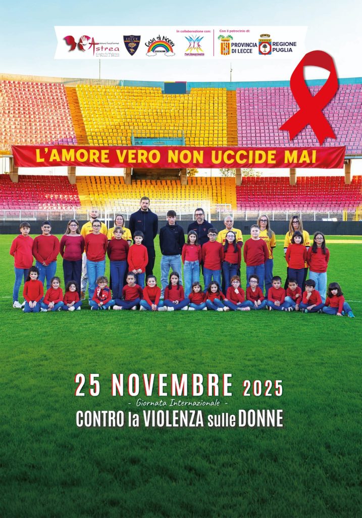 In campo contro la violenza sulle donne: al via la campagna di sensibilizzazione realizzata con US Lecce
