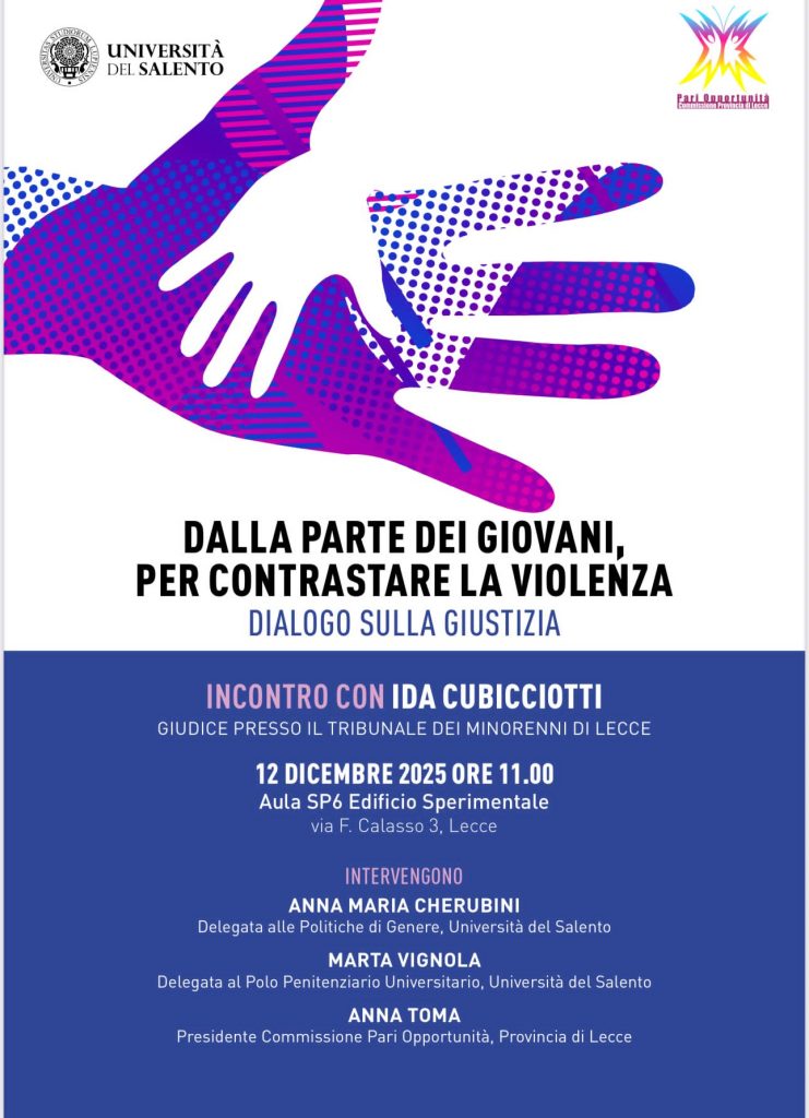 Con la giudice Cubicciotti per parlare di violenza giovanile