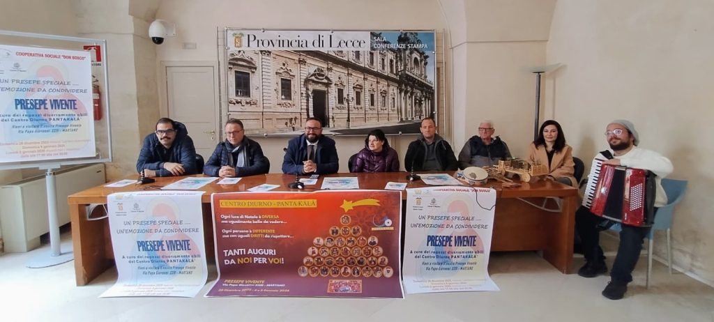 Un messaggio di inclusione e speranza: al via a Martano il presepe speciale dei ragazzi diversamente abili del Centro Diurno Panta Kalà