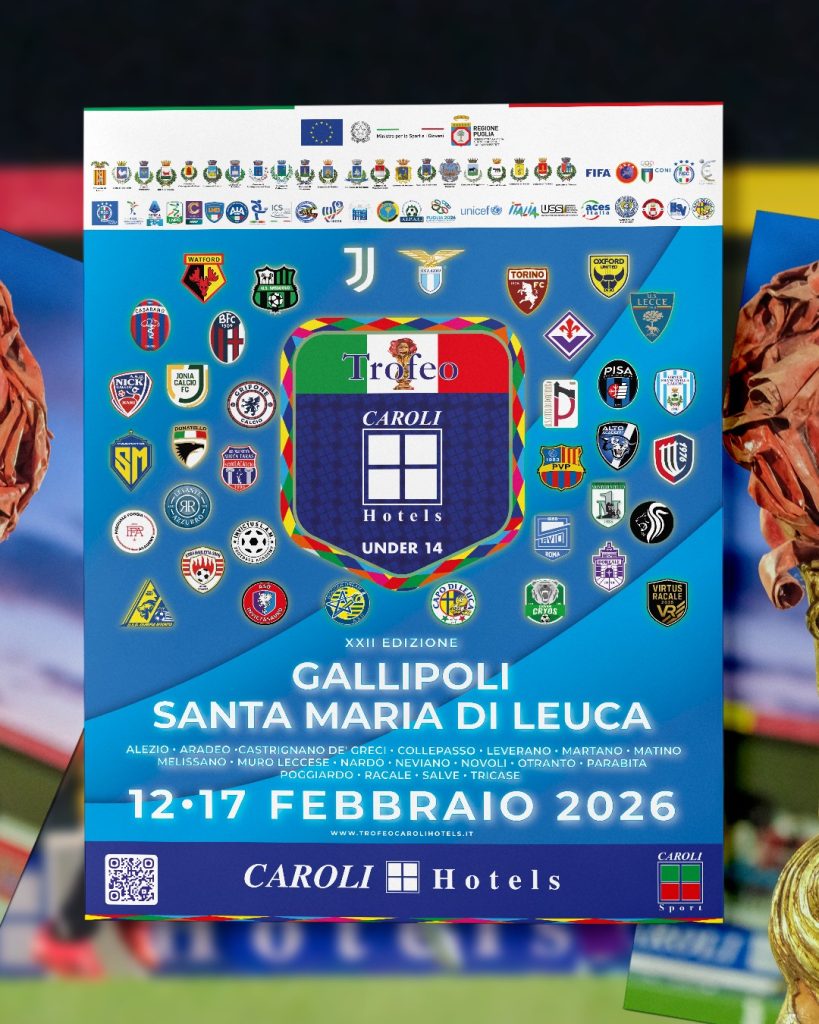 22° Trofeo Caroli Hotels under 14: lunedì 9 febbraio la presentazione in Provincia