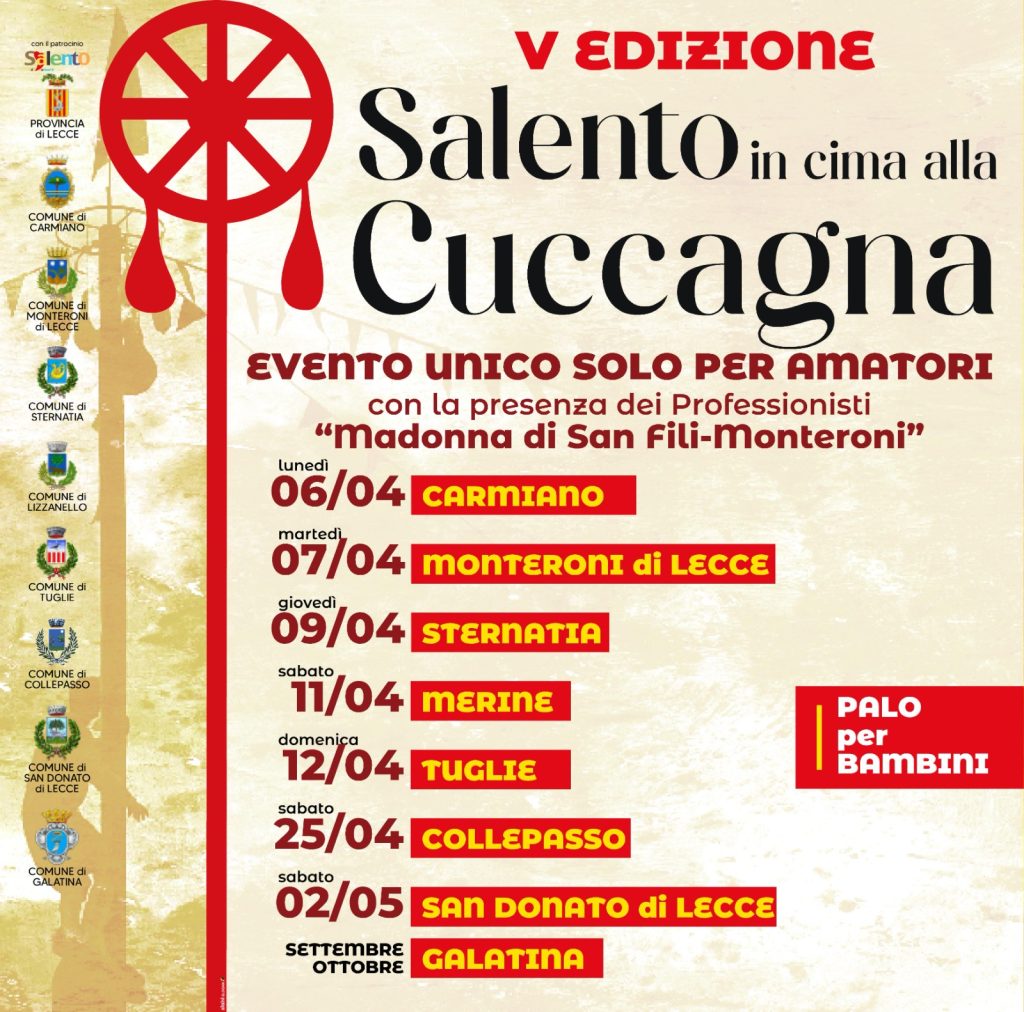 “Salento in cima alla cuccagna”: domani a Palazzo Adorno la presentazione della V edizione