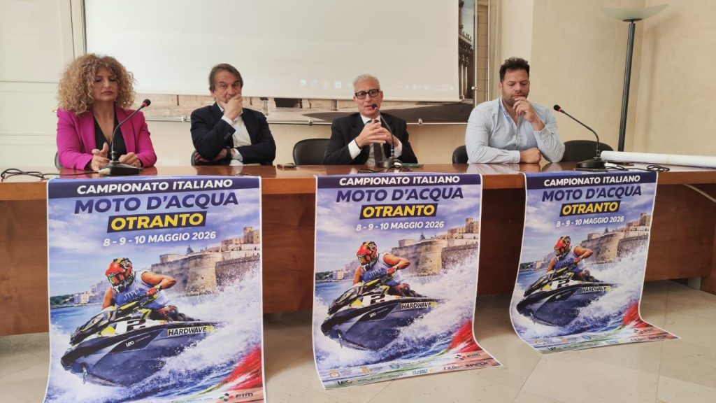 Dall’8 al 10 maggio la seconda tappa del Campionato Italiano Moto d’Acqua ad Otranto