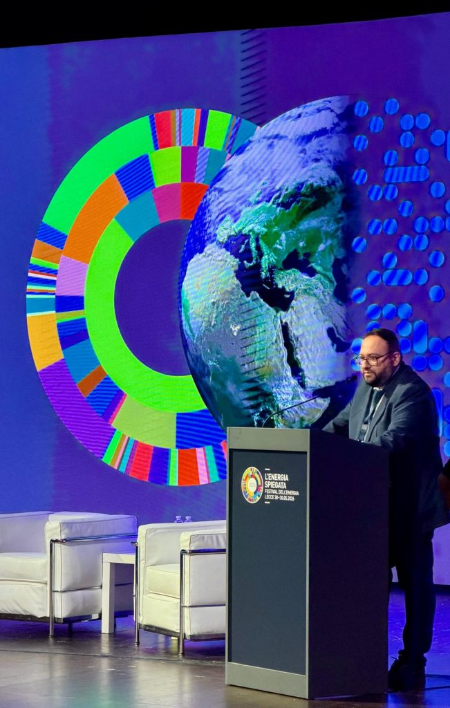 Il presidente Tarantino al Festival dell’Energia