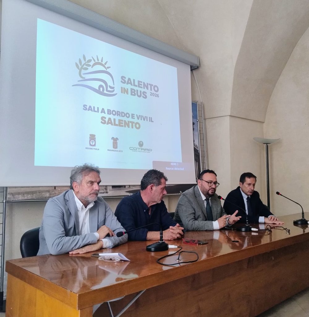 Collegamenti serali e corse rapide dirette tra le novità di “Salentoinbus 2026”: al via da sabato 13 giugno il servizio di trasporto estivo della Provincia di Lecce