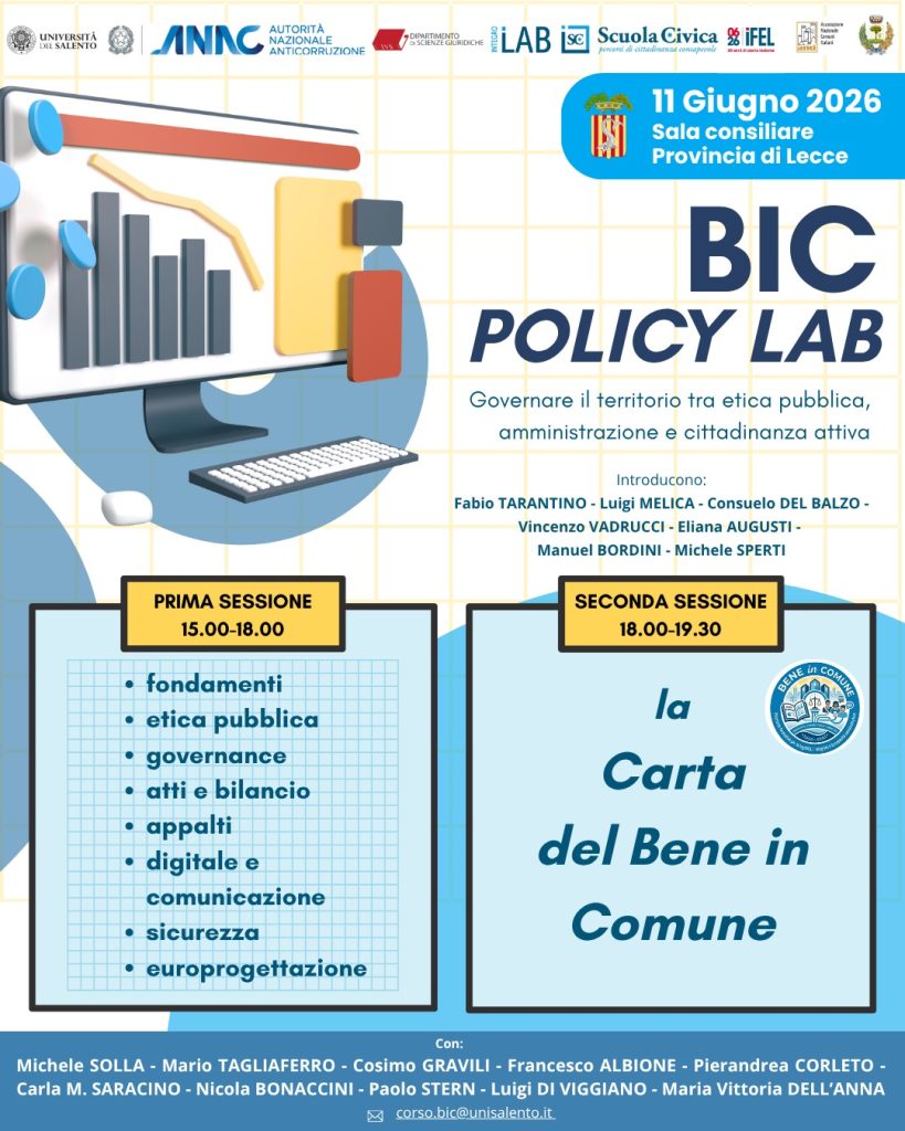 Bene in Comune: a Palazzo Celestini il laboratorio partecipato finale del percorso formativo