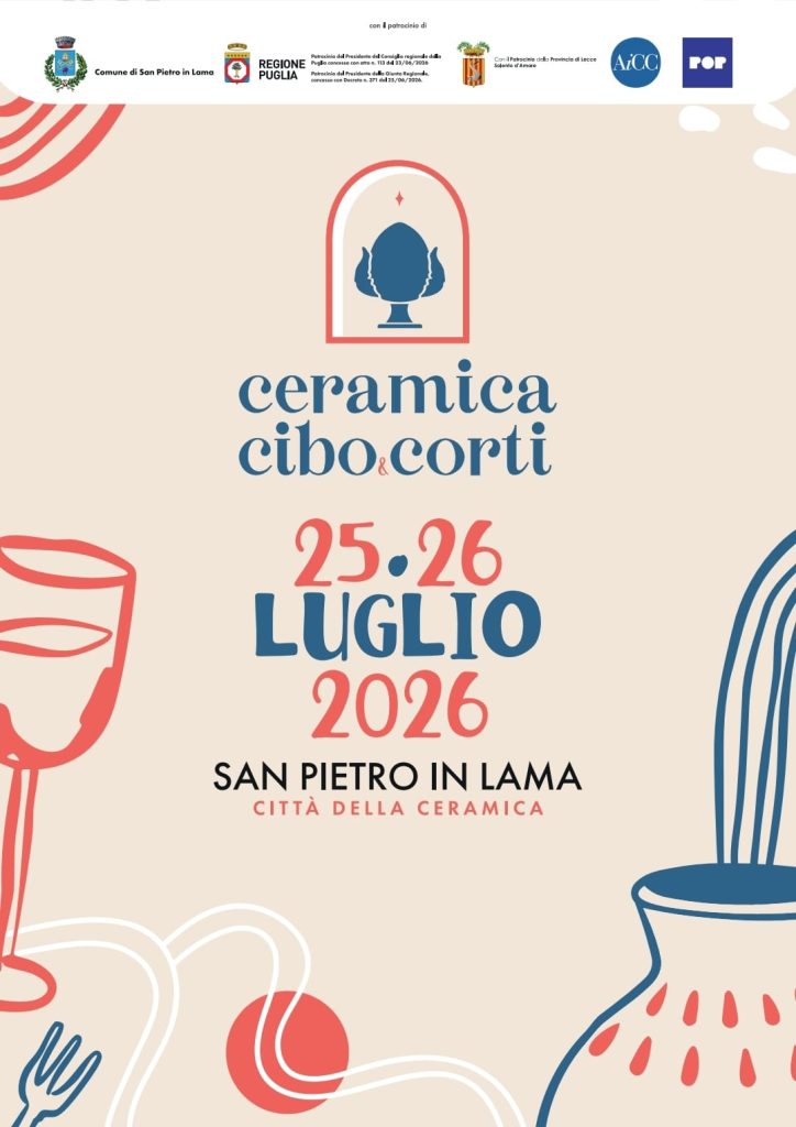 “Ceramica, Cibo e Corti” a San Pietro in Lama: il ricco programma si presenta in Provincia