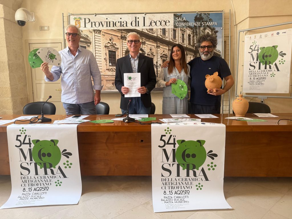 Dall’8 al 15 agosto a Cutrofiano la “Mostra della Ceramica Artigianale”: otto giorni di festa tra mostre, cibo, musica ed eventi