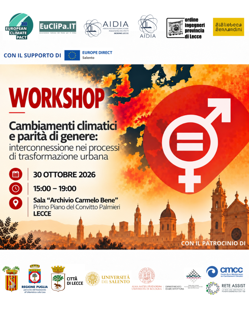 Cambiamenti climatici e parità di genere: focus tra esperti a Lecce